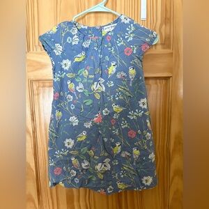 Mini Biden Spring Dress florals and birds